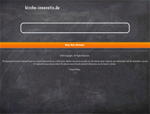 Tablet Screenshot of kirche-innovativ.de